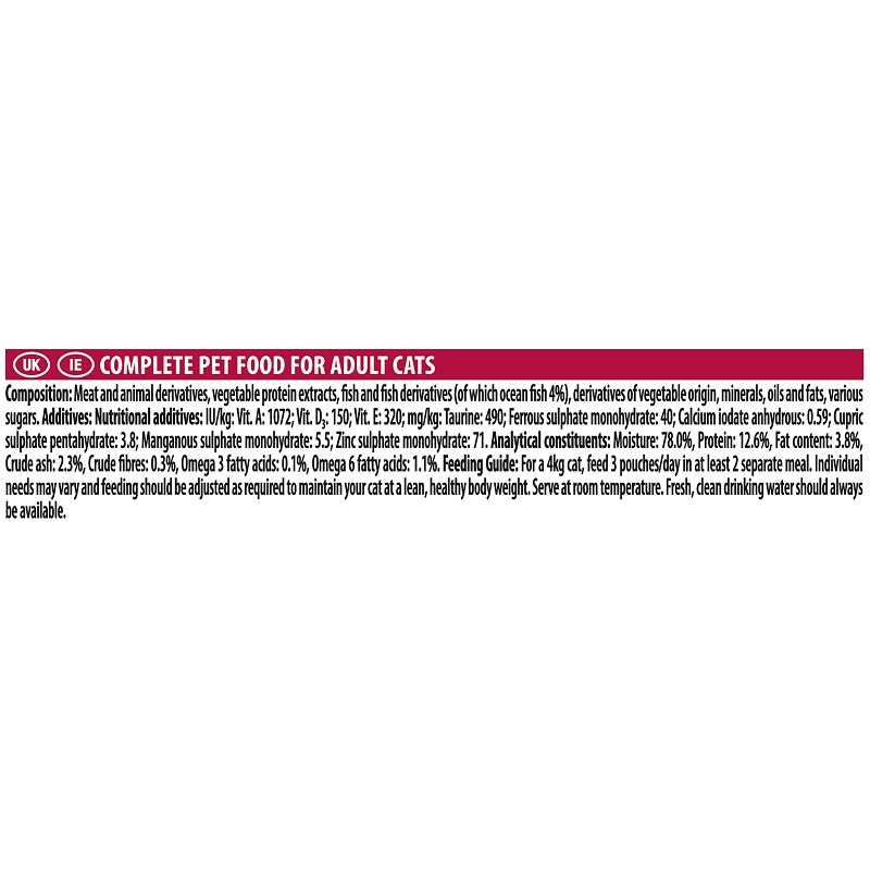 Purina Pro Plan Delicate Nutri Savour with Ocean Fish in Gravy Wet Cat Food Pouch 85 g