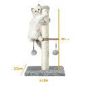 Caty Long Post Cat Scratcher 35 X 25 X 52 cm