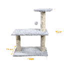 Caty Two Levels Cat Scratcher 40 X 25 X 70 cm