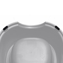 Stefanplast Plastic Bowl For Cats And Dogs With Double Compartment & Anti-slip Tabs