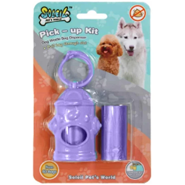 Soleil Dog Walking Pick Up Kit With 40 Bags F5718