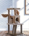 Cat House Deluxe Multi-Level Cat Tree Tower with Condo, Hammock, Scratching Posts & Toys