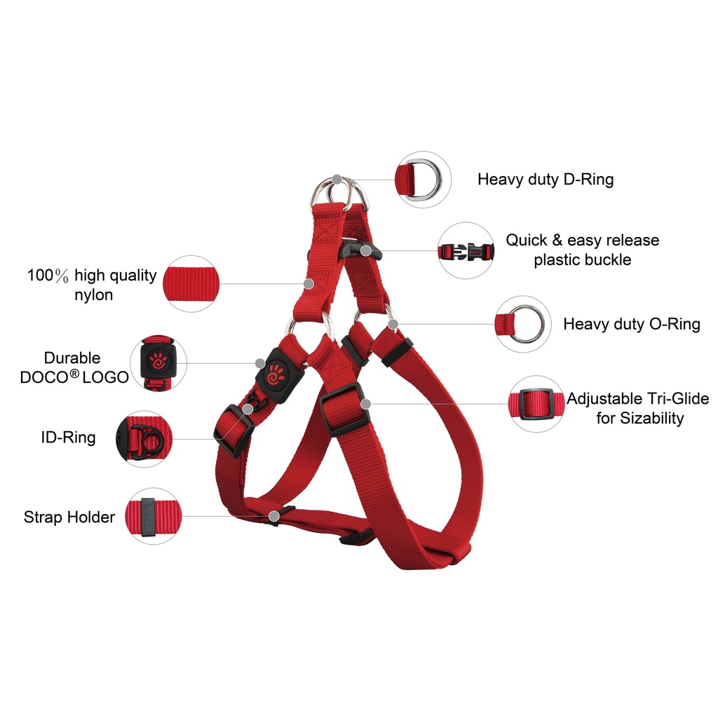 Doco Nylon Harness - Small (1.5 x 45-63cm)