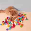 Interactive Cat Ball Launcher Toy Plastic Gun with 20 Pcs Colorful Soft Balls – Fun Exercise & Play for Cats and Kittens