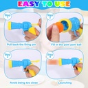 Interactive Cat Ball Launcher Toy Plastic Gun with 20 Pcs Colorful Soft Balls – Fun Exercise & Play for Cats and Kittens