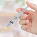 Kitten milk Syringe with 2 Feeding Nipples