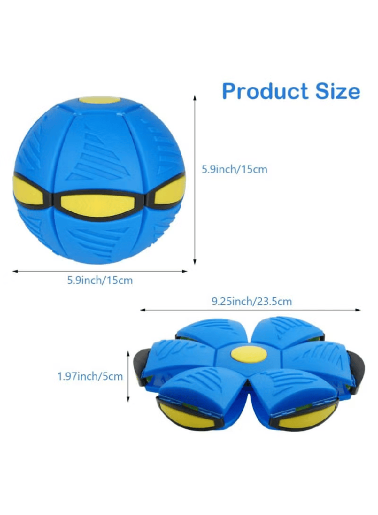 Flying Disc Ball Toy for Dogs – Interactive Pet Training and Play Toy