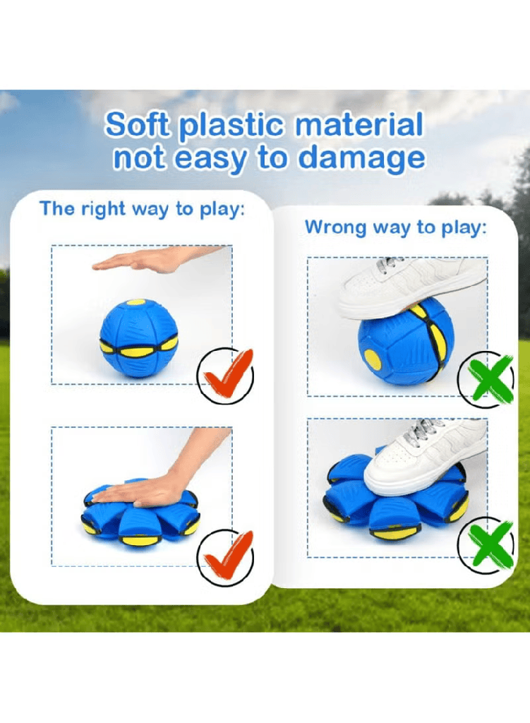 Flying Disc Ball Toy for Dogs – Interactive Pet Training and Play Toy