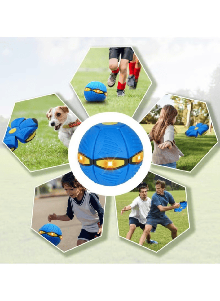 Flying Disc Ball Toy for Dogs – Interactive Pet Training and Play Toy