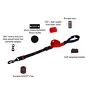 DOCO Shock Absorbing Bungee Nylon Dog Leash Large (2.5 x 120cm )