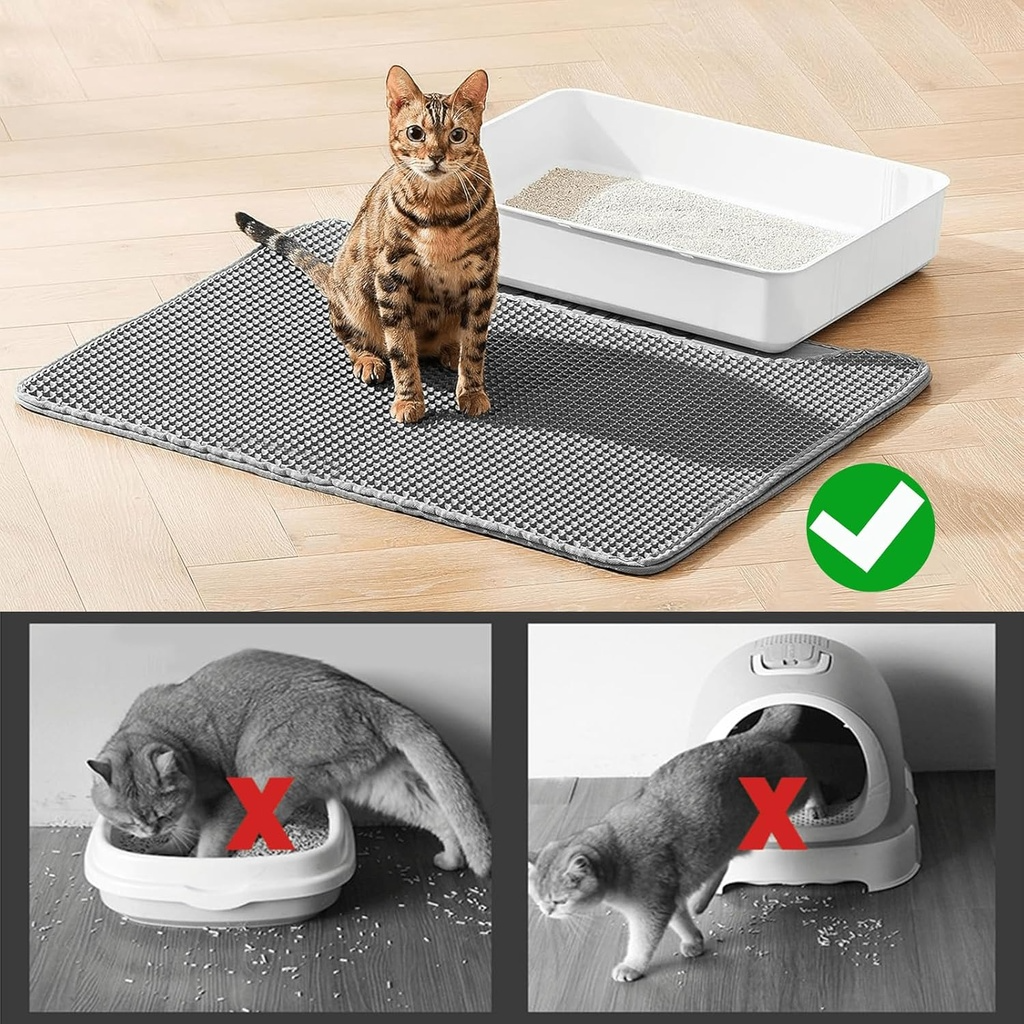 Pet Toilet Cleaning Mat with Opening 42X58cm