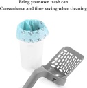 Cat Litter Scooper with 100 Free Disposal Bags