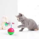 Interactive Cat Toy Ball with Feather Mouse – Kitten Teaser Play Toy for Exercise, Fun & Stress Relief