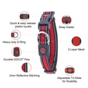 Doco Reflective Stitching Mesh Collar Medium (2.5 x 35-48cm )