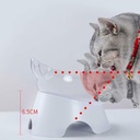 Cat Face Bowl Orthopedic Anti-Vomiting Cat Feeder – Single Raised Tilted Bowl | Non-Slip BPA-Free Food & Water Bowl