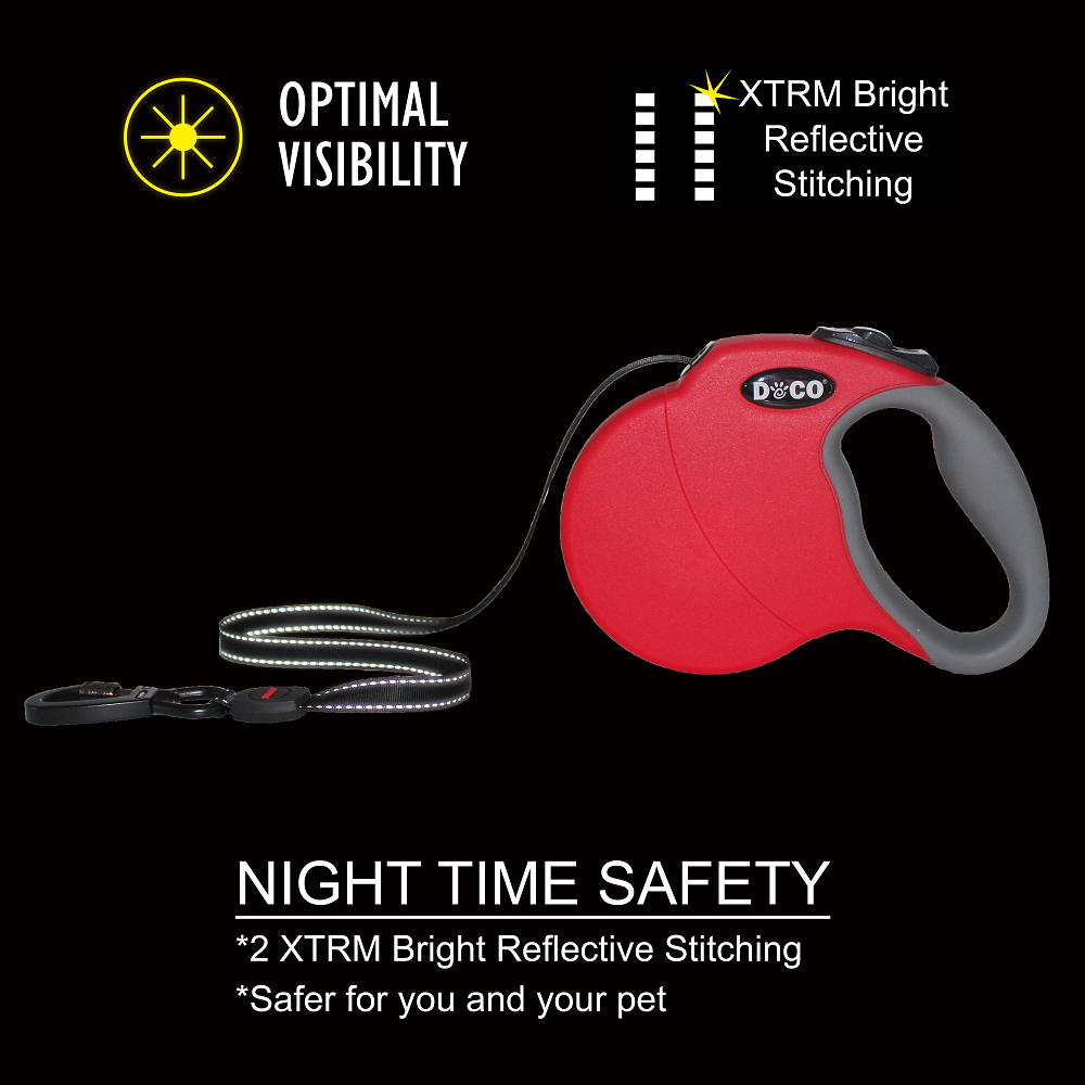  DOCO® All Day Adventure Retractable Dog Leash Small