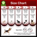 Doco V-Neck Reflective Quick-Fit Comfort Dog Harness Large