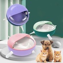 Pet Milk Feeding Bowl with Pacifiers – Self-Sucking Anti-Choke Nursing Feeder for Puppies & Kittens (11×11×5 cm)