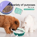 Pet Milk Feeding Bowl with Pacifiers – Self-Sucking Anti-Choke Nursing Feeder for Puppies & Kittens (11×11×5 cm)