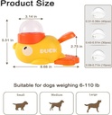 Interactive Duck-Shaped Dog Treat Dispenser & Puzzle Feeder – Slow Feeding Toy for Dogs & Cats | Press-to-Dispense Design for Smart & Healthy Eating