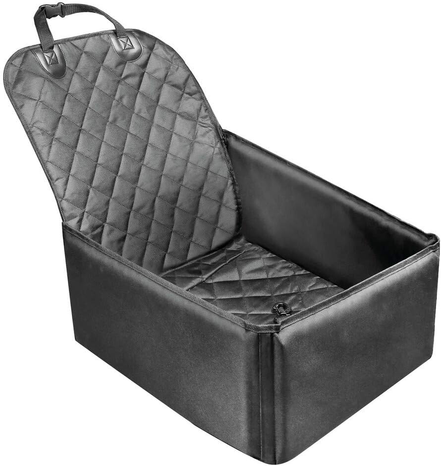 Quilted Pet Car Seat – Waterproof Travel Booster Seat for Dogs & Cats | Secure, Non-Slip & Easy to Install