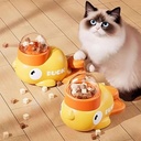 Interactive Duck-Shaped Dog Treat Dispenser & Puzzle Feeder – Slow Feeding Toy for Dogs & Cats | Press-to-Dispense Design for Smart & Healthy Eating