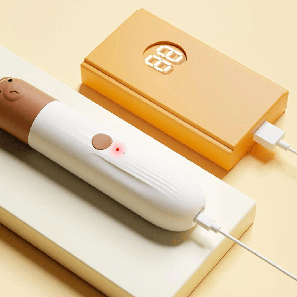 Rechargeable Pet Nail Grinder with Safety Guard – Quiet Electric Nail Trimmer for Dogs, Cats & Small Pets | USB Charging & Low Noise Design