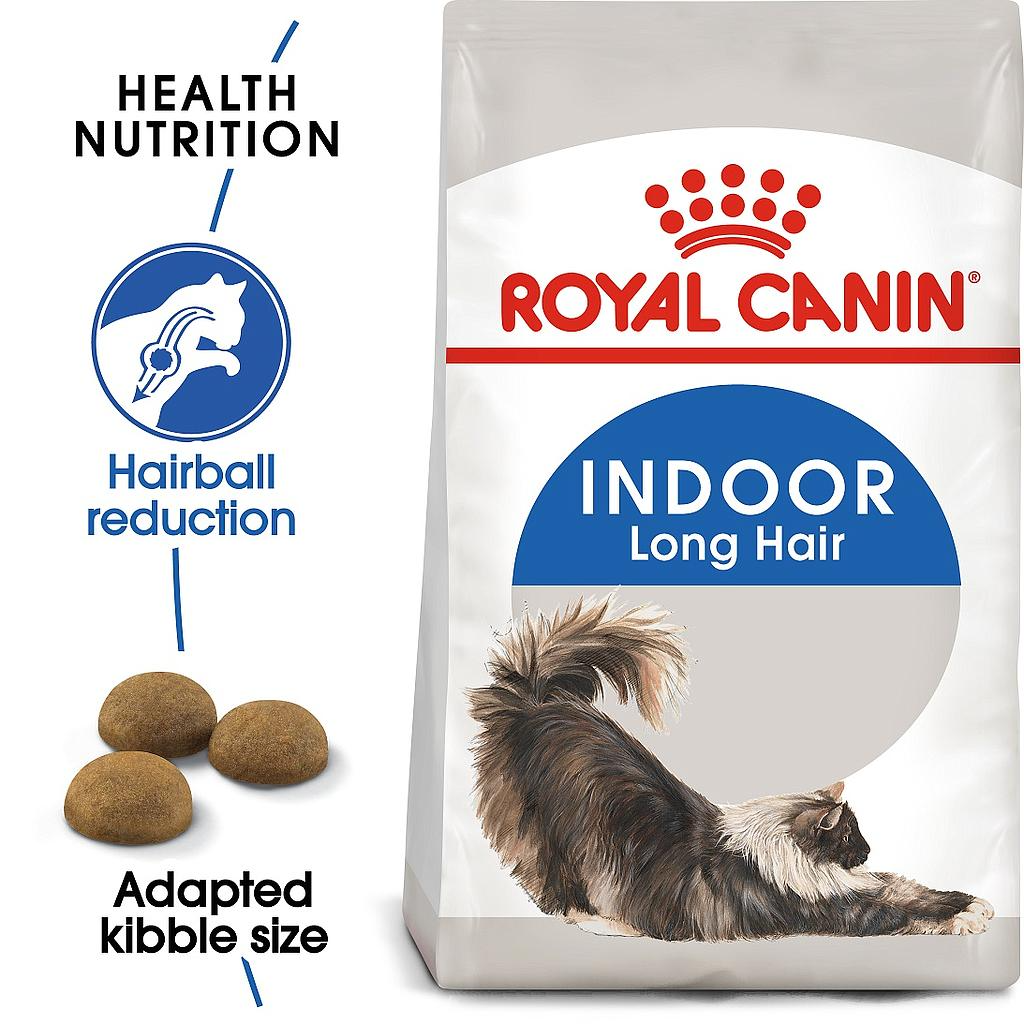 Royal Canin Indoor Long Hair Adult Dry Cat Food 400g