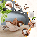 Interactive Flapping Bird Toy for Cats – Rechargeable Cat Toy with Real Bird Sounds, Motion Wings & Catnip Pouch | USB Charging