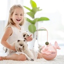 Interactive Fish-Shaped Cat Treat Dispenser Toy – 360° Wobble & Rotation Feeder | Durable, Safe & Fun Activity Toy for Cats