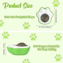 Paw-Shaped Catnip Ball Toy for Cats – Rotating Wall-Mounted Cat Treat Toy | Natural Catnip for Dental Health, Fresh Breath & Hairball Relief