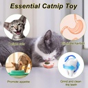 Paw-Shaped Catnip Ball Toy for Cats – Rotating Wall-Mounted Cat Treat Toy | Natural Catnip for Dental Health, Fresh Breath & Hairball Relief