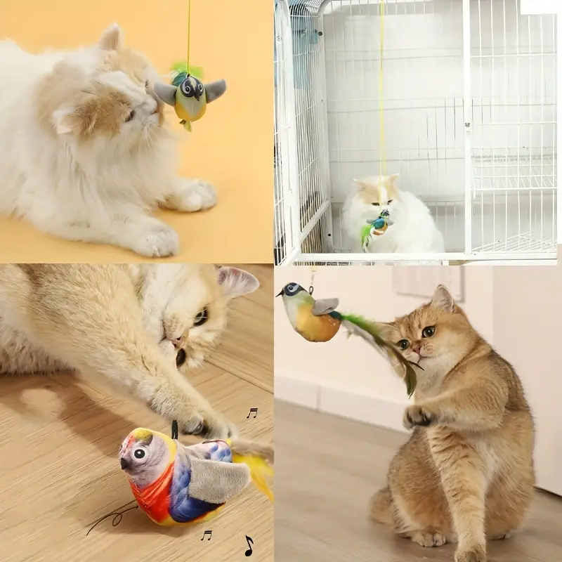 Plush bird toy with sound