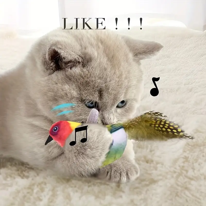 Plush bird toy with sound