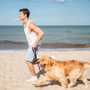 Doco Reflective Rope Leash Lock Snap Small (8mm x 150cm)