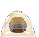 Foldable Cat & Small Dog Tent Bed – 30×30 cm | Portable Indoor & Outdoor Pet House - Small