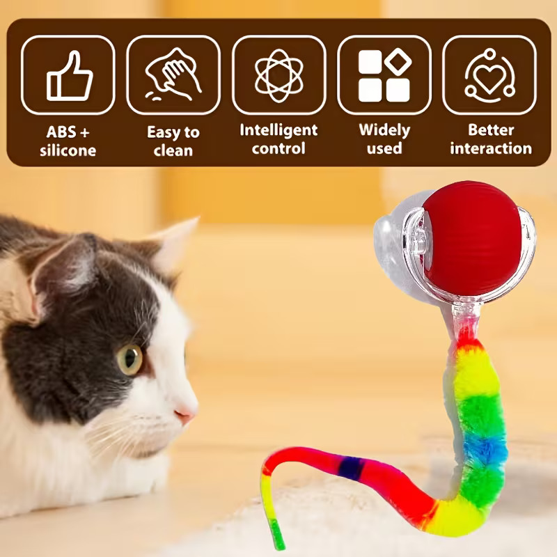 Interactive cat ball