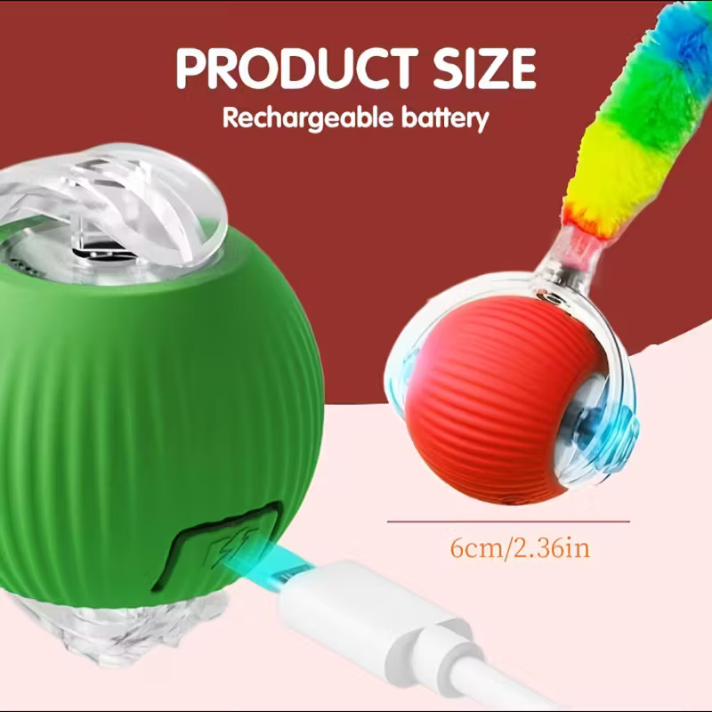 Interactive cat ball