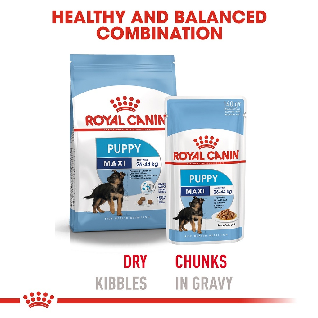 Royal Canin Maxi Puppy Pouch Gravy 140g