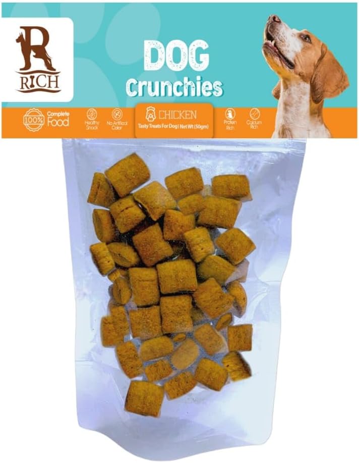 Rich Crunchies Biscuits Dog Treats With Chicken 50 g