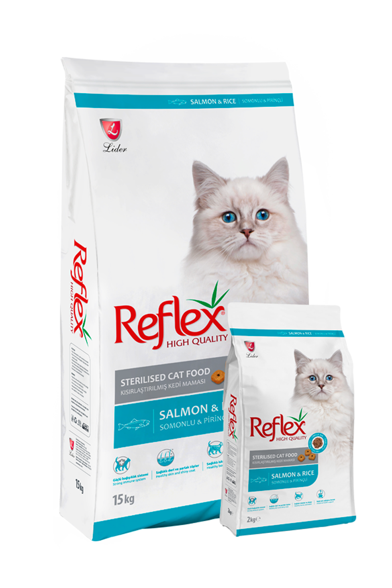 Reflex Sterilised Adult Cat Dry Food with Salmon & Rice