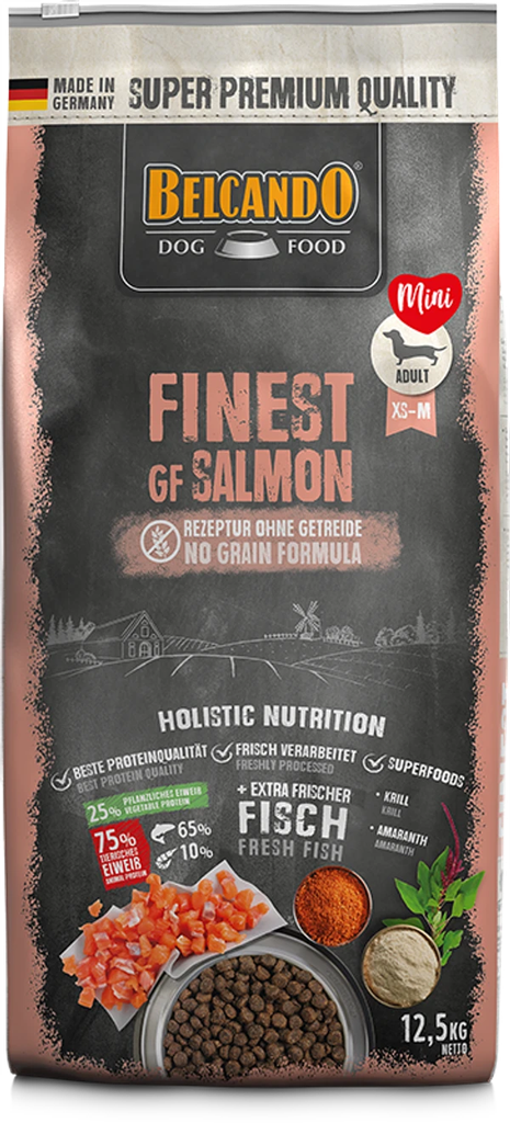 Belcando Finest Grain Free Salmon (XS-M ) Holistic Adult Dog Dry Food