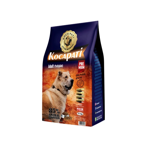 Kocapati Adult Lamb & Rice 85% Animal Protein Dog Dry Food