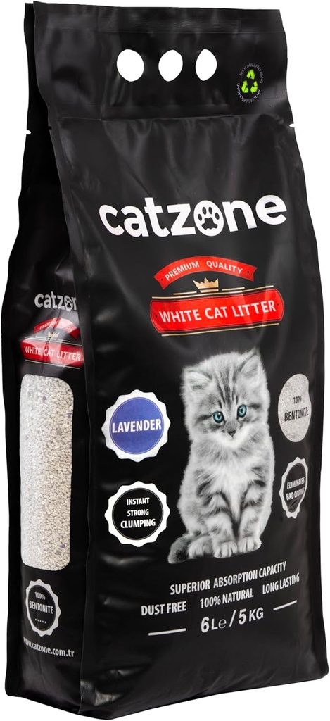 Catzone Clumping Cat Litter - Scented 5 Kg
