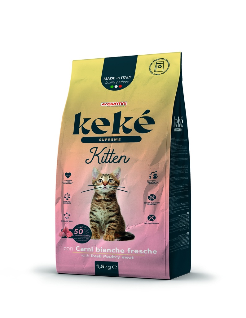 Keke Supreme Kitten Dry Food 1.5 Kg