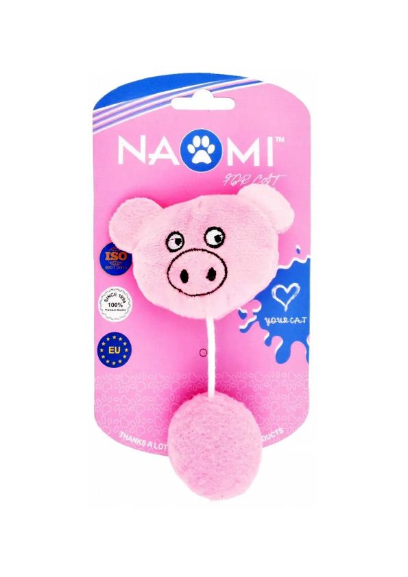 Naomi Plush Cat Toy With Ball (YT108787)