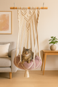 Petmoda Cat Hammock With Wooden Stick - Red