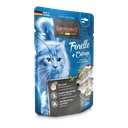 Leonardo Trout + Catnip Adult Cat Wet Food Pouch 85g