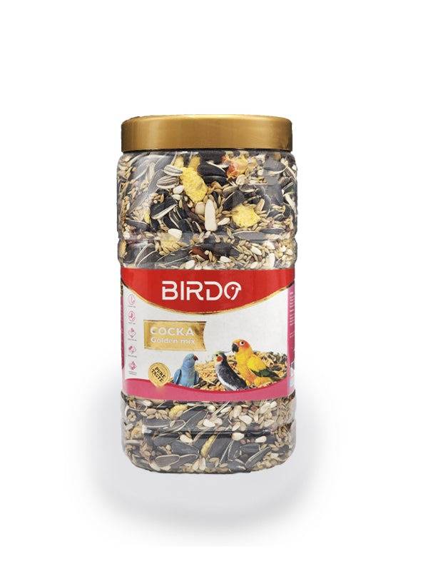Birdo Cocka Golden Mix Parrot Food 900 gm