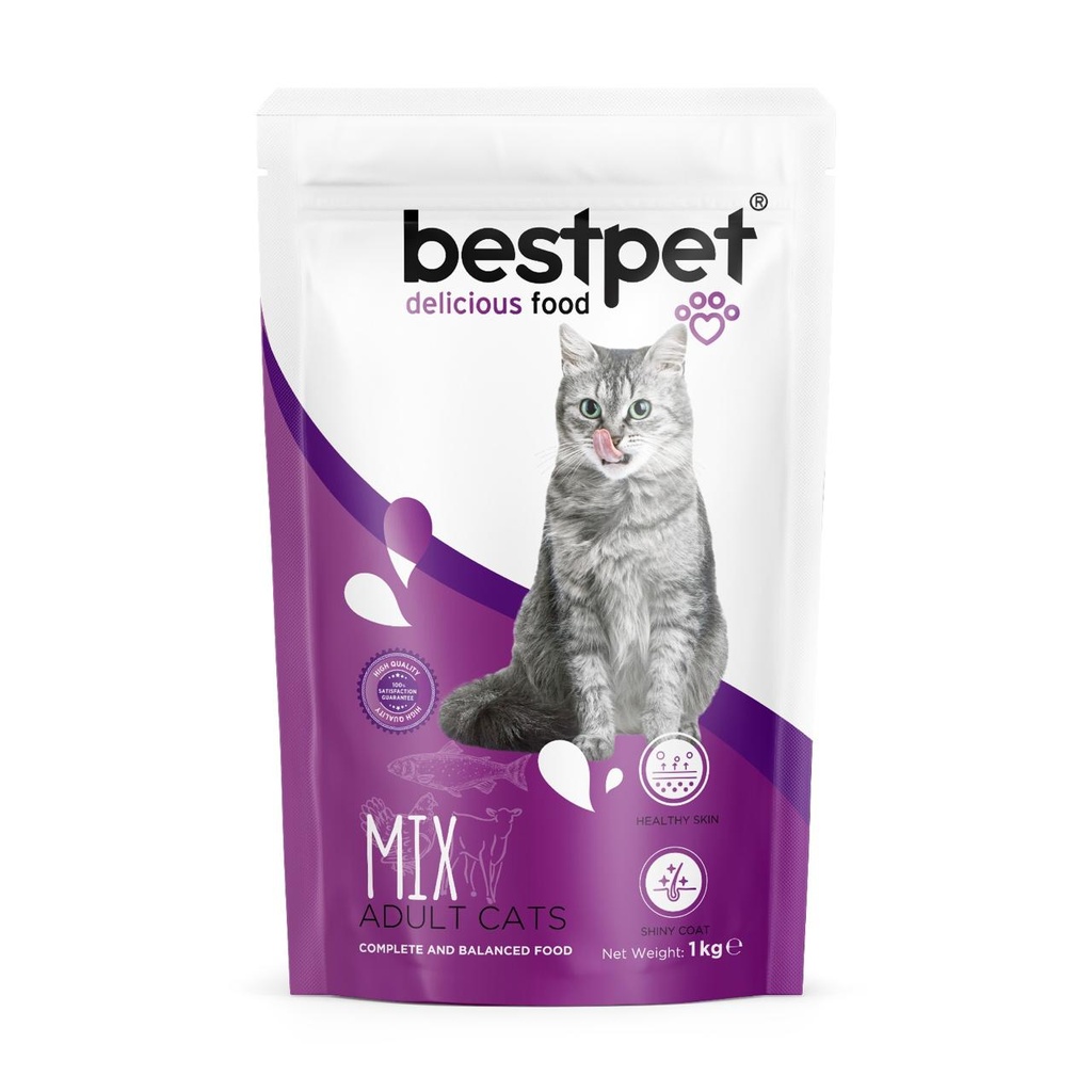 bestpet Mix With Chicken & Lamb & Fish Adult Cats Dry Food